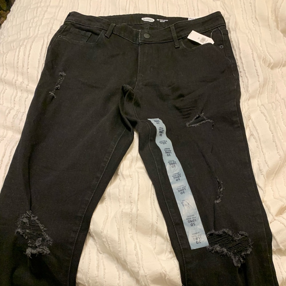 I am selling Black old Navy ripped jeans